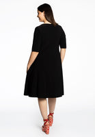 Dress v-neck DOLCE - black - #3