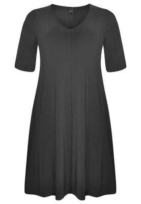 Dress v-neck DOLCE - black  - #4