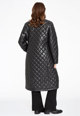 Quilted coat - black  - #3