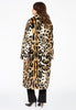 Coat faux fur LEOPARD - brown - #3