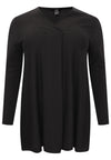 Pullover A-line pleat - black - #4