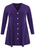 Cardigan with buttons DOLCE - purple  - #3