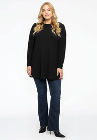 Tunic flare boat neck BUBLÉ - black - #2