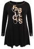 Tunic wide bottom Fabulous - black  - #4