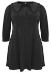Tunic-blouse wide bottom DOLCE - black - #4
