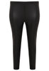 Leggings with coating - black  - #4