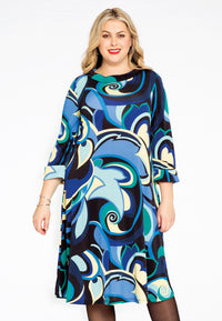 Dress wide collar FUNK - black - #1