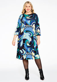 Dress wide collar FUNK - black - #2