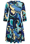 Dress wide collar FUNK - black - #4