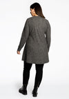Cardigan with buttons RIB - grey - #3