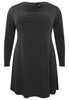 Tunic waterfall DOLCE - black  - #4