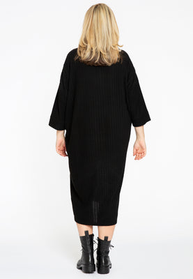 Pullover-dress RIB - black  - #3