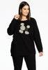 Sweater strass POODLE - black 