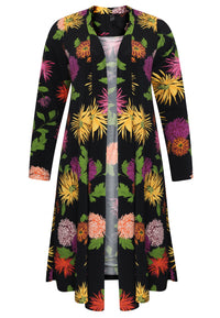 Cardigan pleated CHRYSANT - black - #4