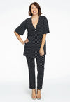 Pencil trousers POLKADOT - black 