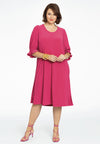 Robe manches bouffantes dolce - rose