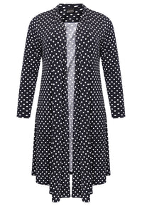 Cardigan pleated POLKADOT - blue - #4