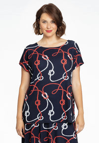 Shirt wide NAUTIQUE - blue - #1