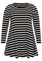 Tunic wide bottom BRETON - black  - #4