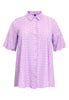 Blouse A-line broderie anglaise - light purple - #3