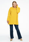 Pull square cashmere - yellow