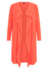 Cardigan drape neck cashmere - orange  - #4