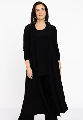 Cardigan extra long DOLCE - black  - #1