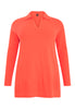 Pullover polo collar - orange  - #4