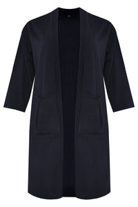 Cardigan kimono pockets - blue - #4