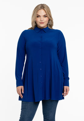 Blouse A-line DOLCE - indigo - #1