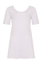 Tunic wide bottom VISCOSE - white  - #4