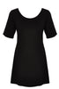 Tunic wide bottom VISCOSE - black  - #4