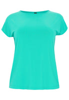 T-shirt cap sleeves DOLCE - turquoise - #4