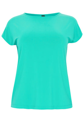 T-shirt cap sleeves DOLCE - turquoise - #4