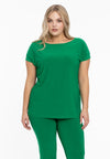 T-shirt cap sleeves DOLCE - green