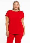 T-shirt cap sleeves DOLCE - red