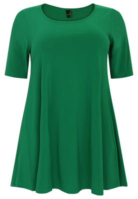 Tunic wide bottom DOLCE - green  - #4