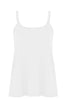 Singlet spaghetti A-line VISCOSE - white  - #4