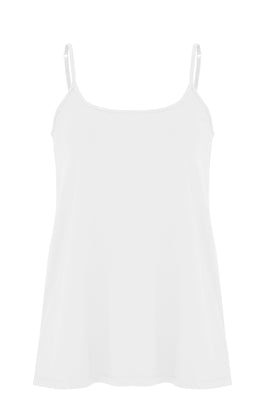 Singlet spaghetti A-line VISCOSE - white  - #4