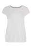 T-shirt cap sleeves COTTON - white  - #4