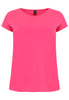 T-shirt cap sleeves COTTON - pink - #4