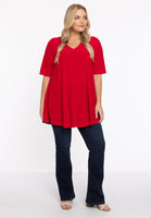 Tunic Swing short sleeve DOLCE - red  - #2