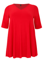 Tunic Swing short sleeve DOLCE - red  - #4