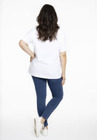 T-shirt wide COTTON - white  - #3