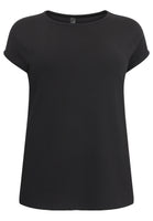 T-Shirt wide DIAGONAL - black  - #4