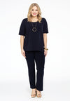 T-shirt a-lijn dolce - blauw