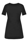 T-shirt long VISCOSE - black - #3