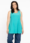 Singlet flare DOLCE - turquoise