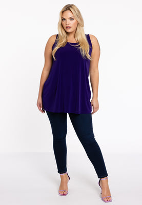 Singlet flare DOLCE - purple  - #2