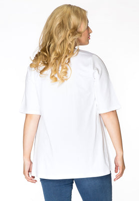 T-shirt A-line VISCOSE - white  - #3